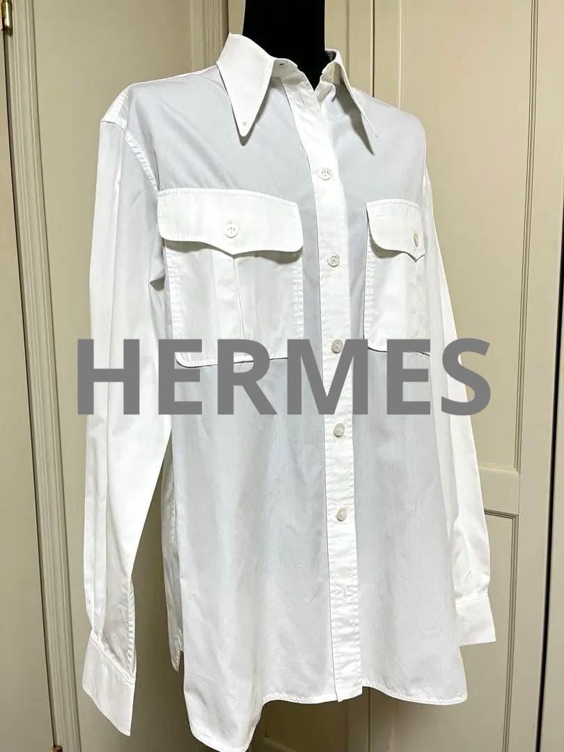 お値下げ依頼分　エルメス　レディースシャツ