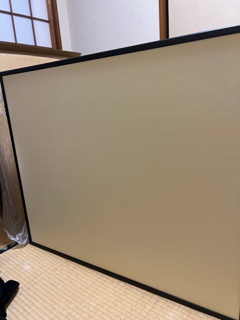 茶道具　風呂先屏風　未使用品　利休梅　二尺四寸　江戸間　総貼