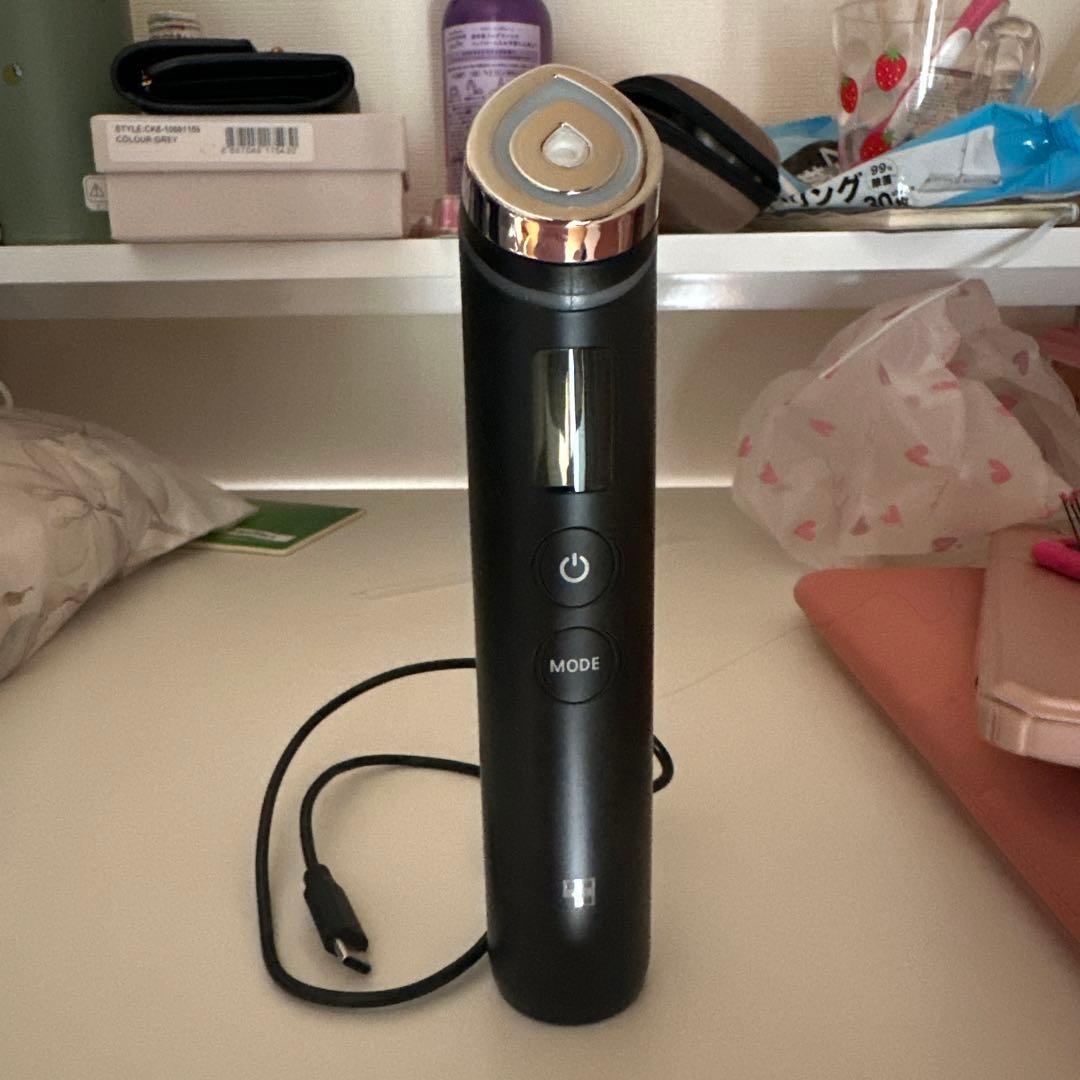 美顔器 USB充電式 ブラック