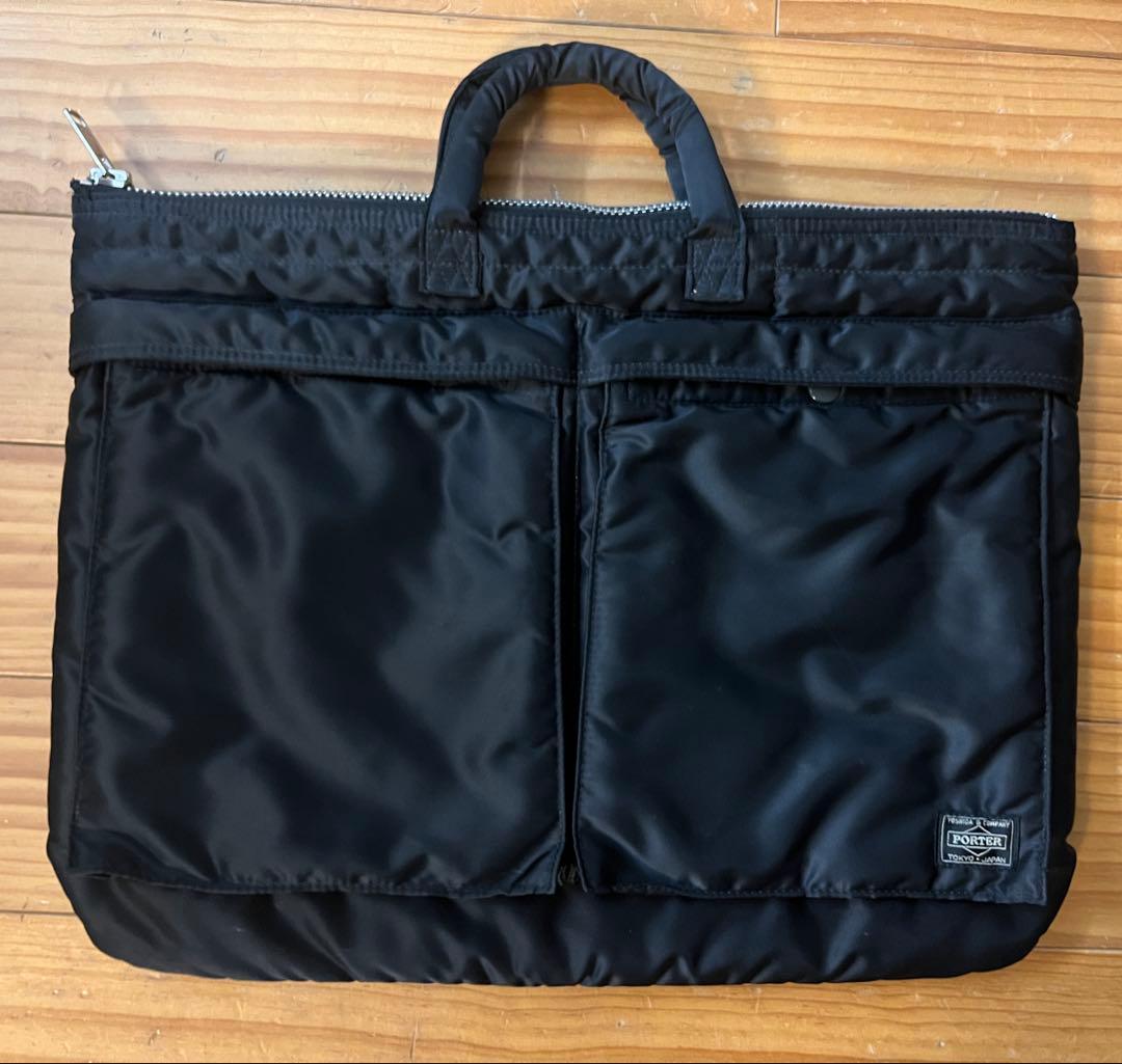 PORTER タンカー　ブラック ビジネスバッグ A4対応