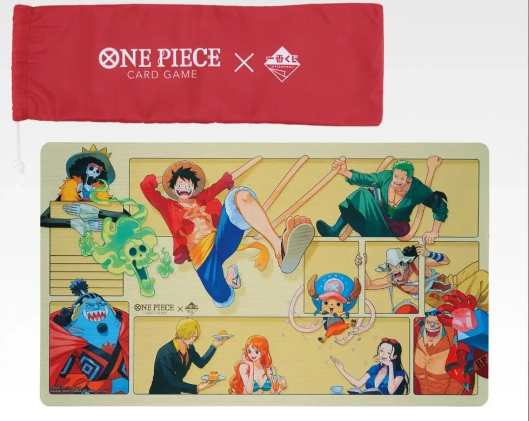 ワンピースカードゲーム　一番くじ　ラストワン　デザインプレイマット＆マットケース