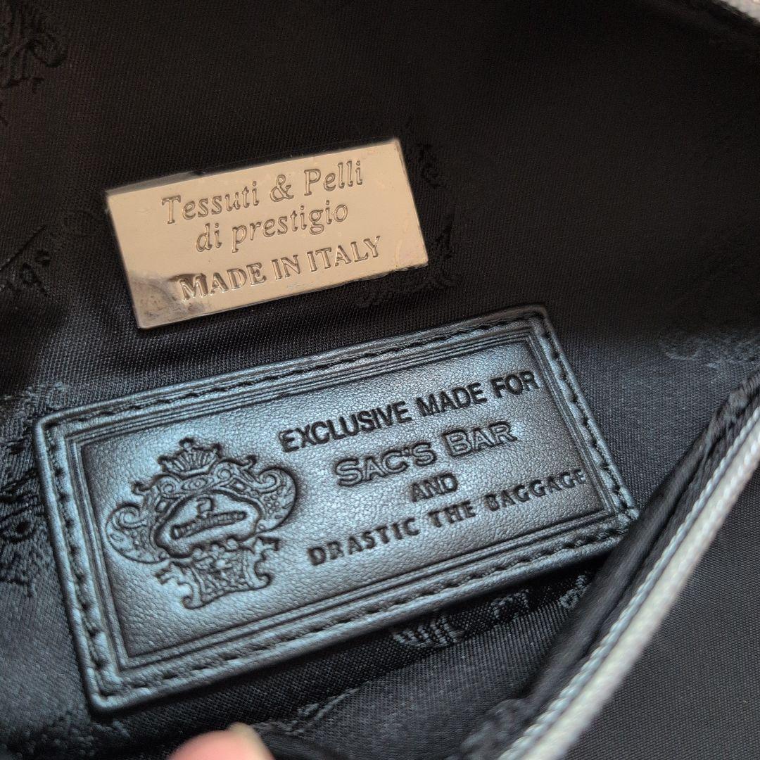 【新品・タグ付】Orobianco メンズ ブラック ボディバッグ 保存袋付