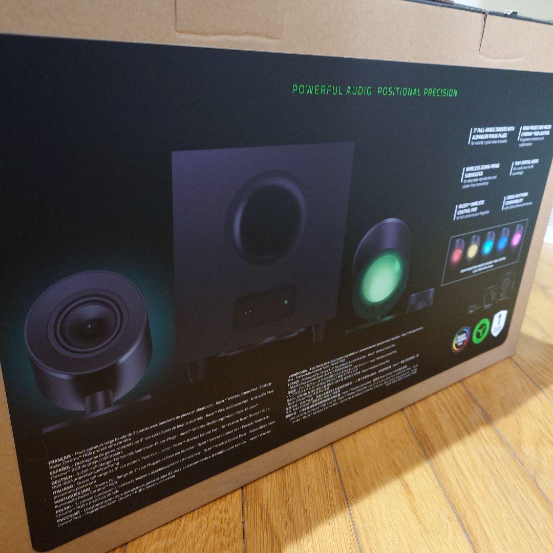 【新品・未開封】Razer Nommo V2 Pro【PC周辺機器・スピーカー】