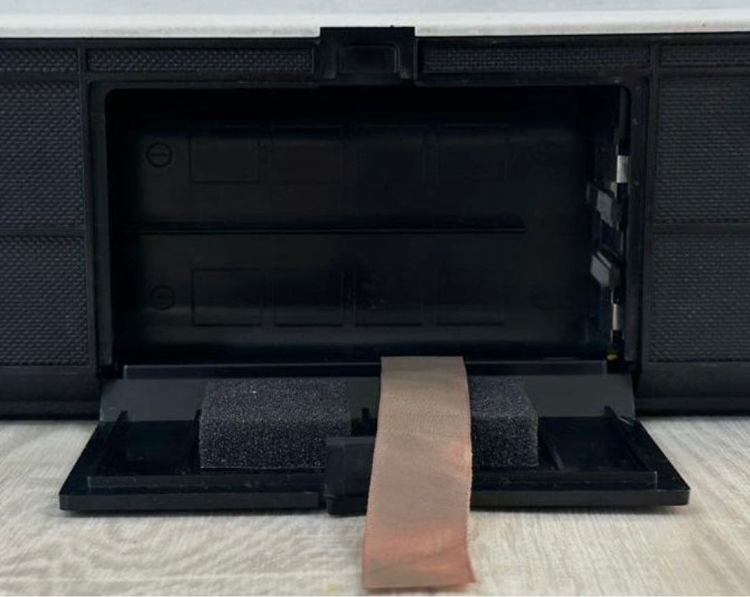 【動作品】希少レアカラー白SONY ラジカセ CF-1980 昭和レトロラジオ