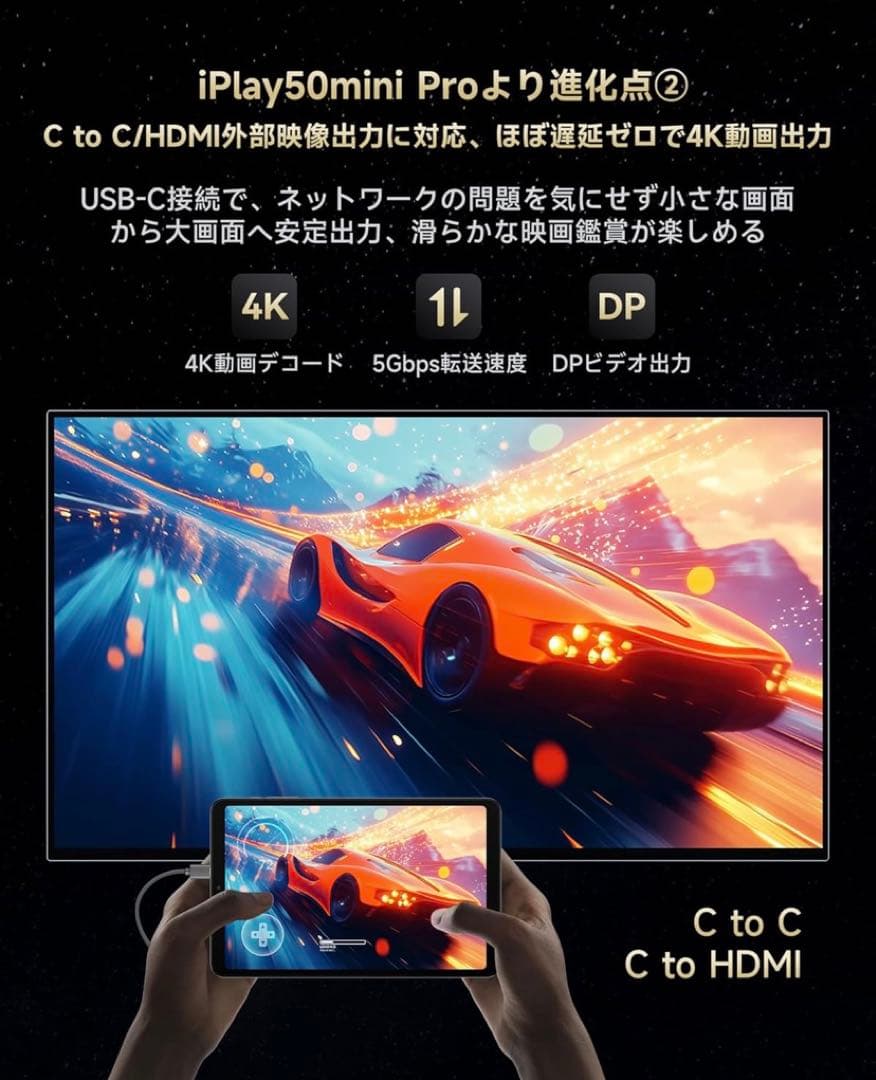 iPlay60mini Turbo 8.4インチタブレット
