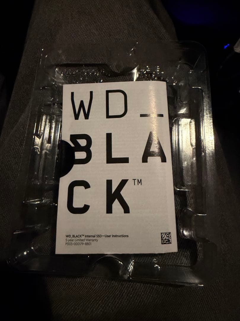 ウエスタンデジタル ブラック SN850X 1T 完美品