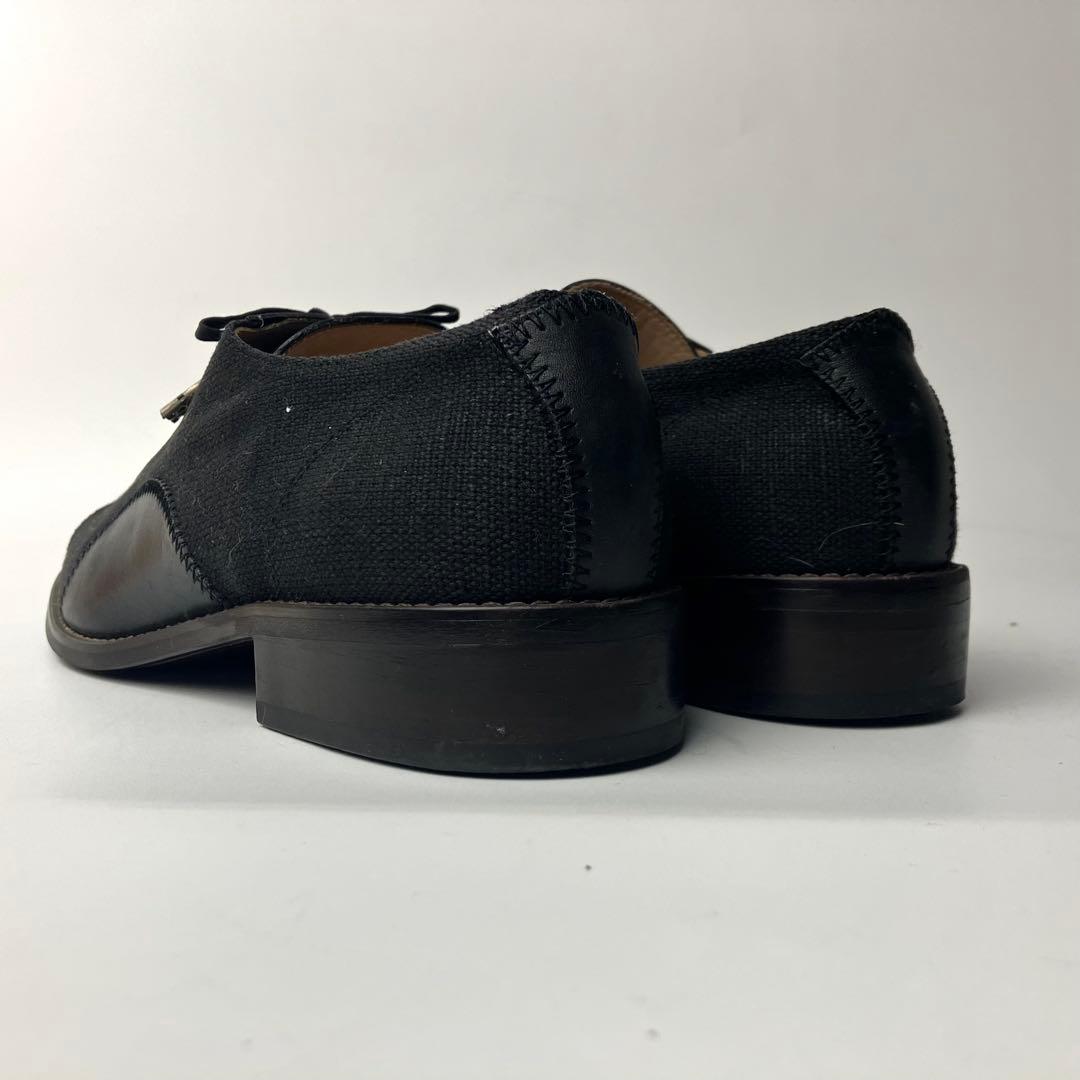【良品】ジャンポールゴルチエ　オックスフォード　レースアップシューズ　黒　23