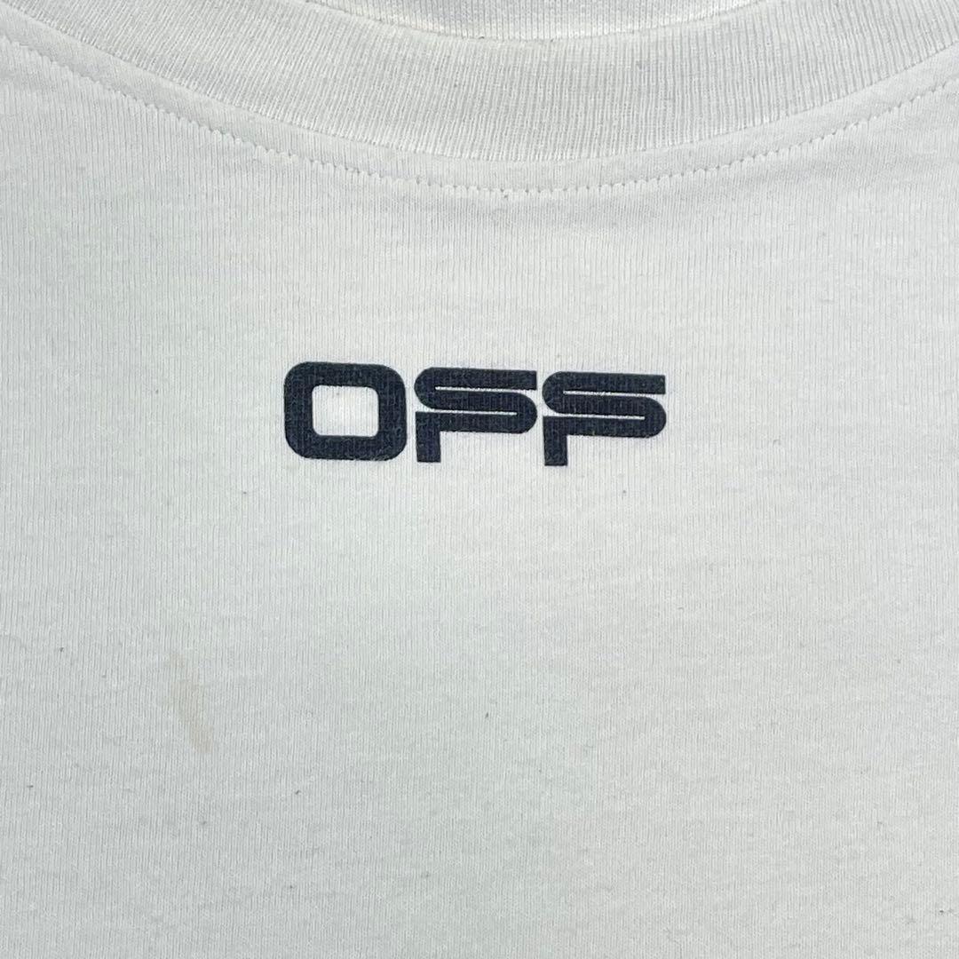 off-white レイヤードパーカー　フーディー　XL相当　ホワイト