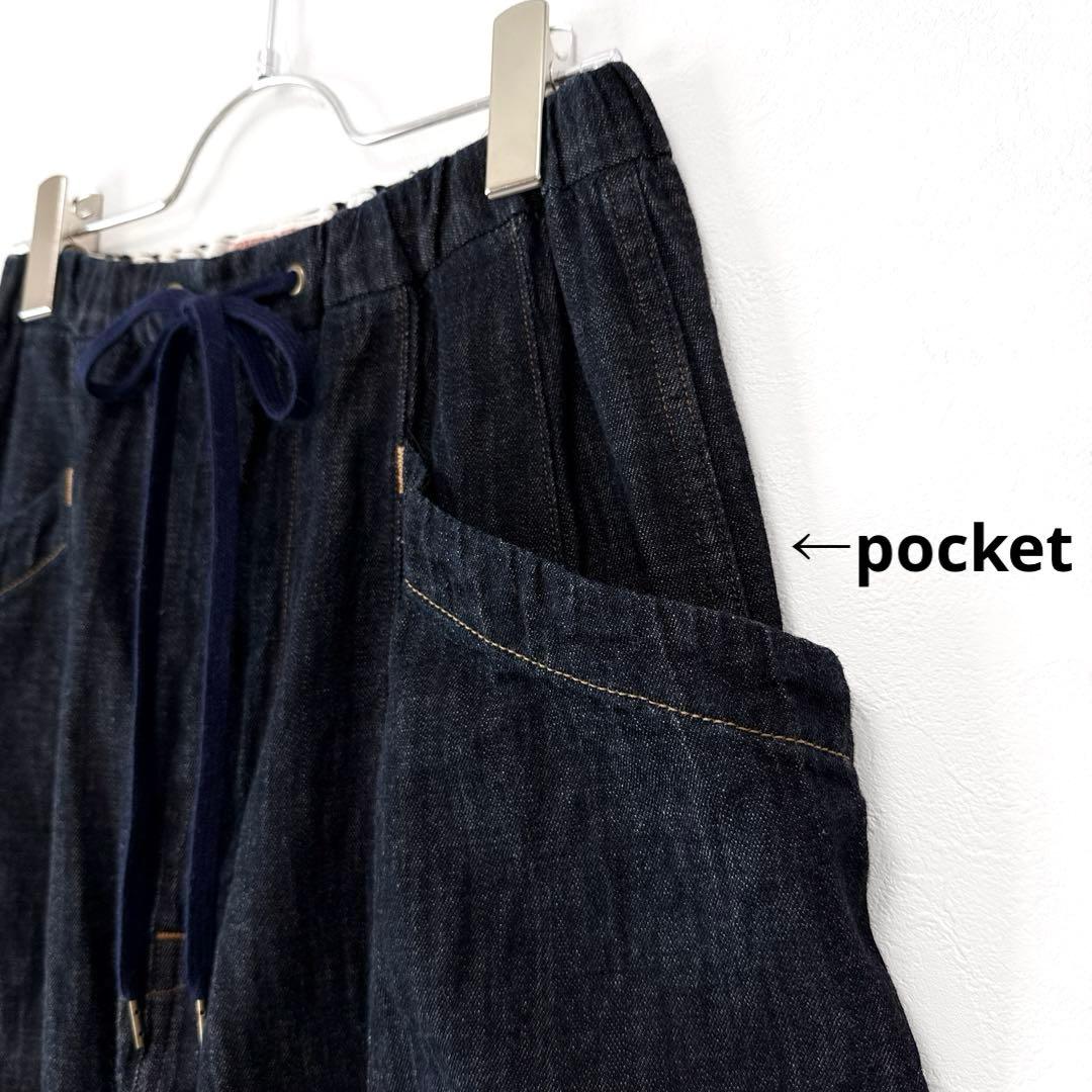 美品 URCH RNA バルーンバナナデニムパンツ ヴィンテージ加工 ゆったり