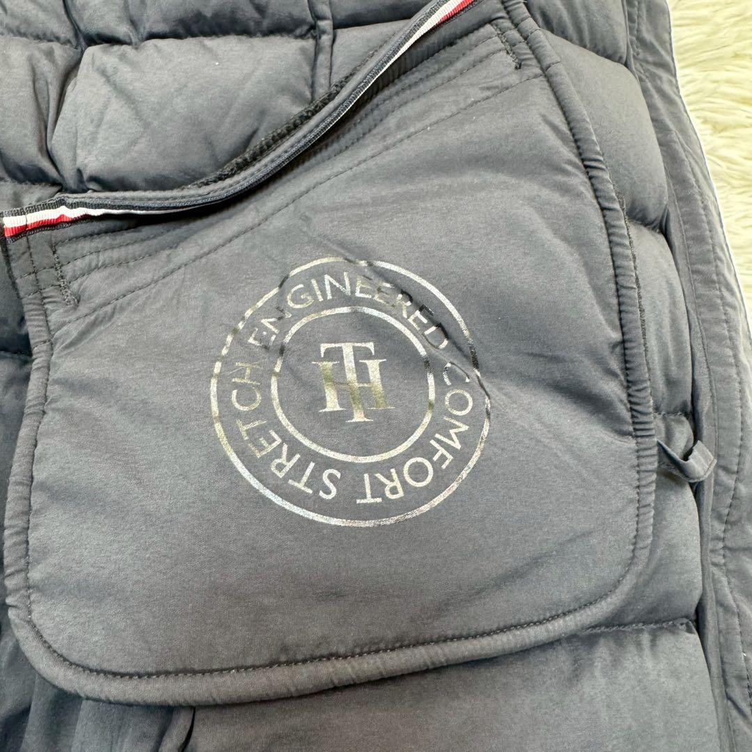 極美品✨ トミーヒルフィガー ロングダウンコート ゴールド金具 XS フード