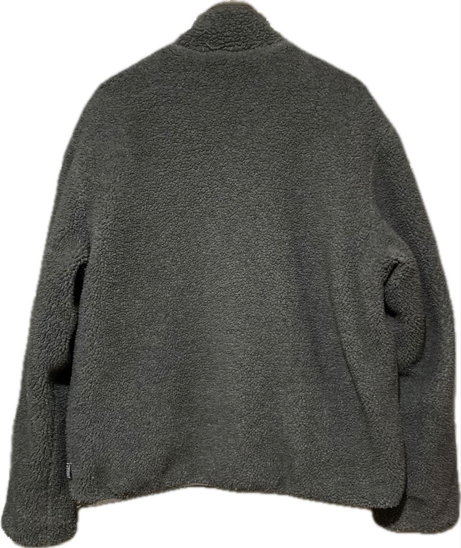 寿*司様 00s old stussy ボアリバーシブルジャケット モノグラム