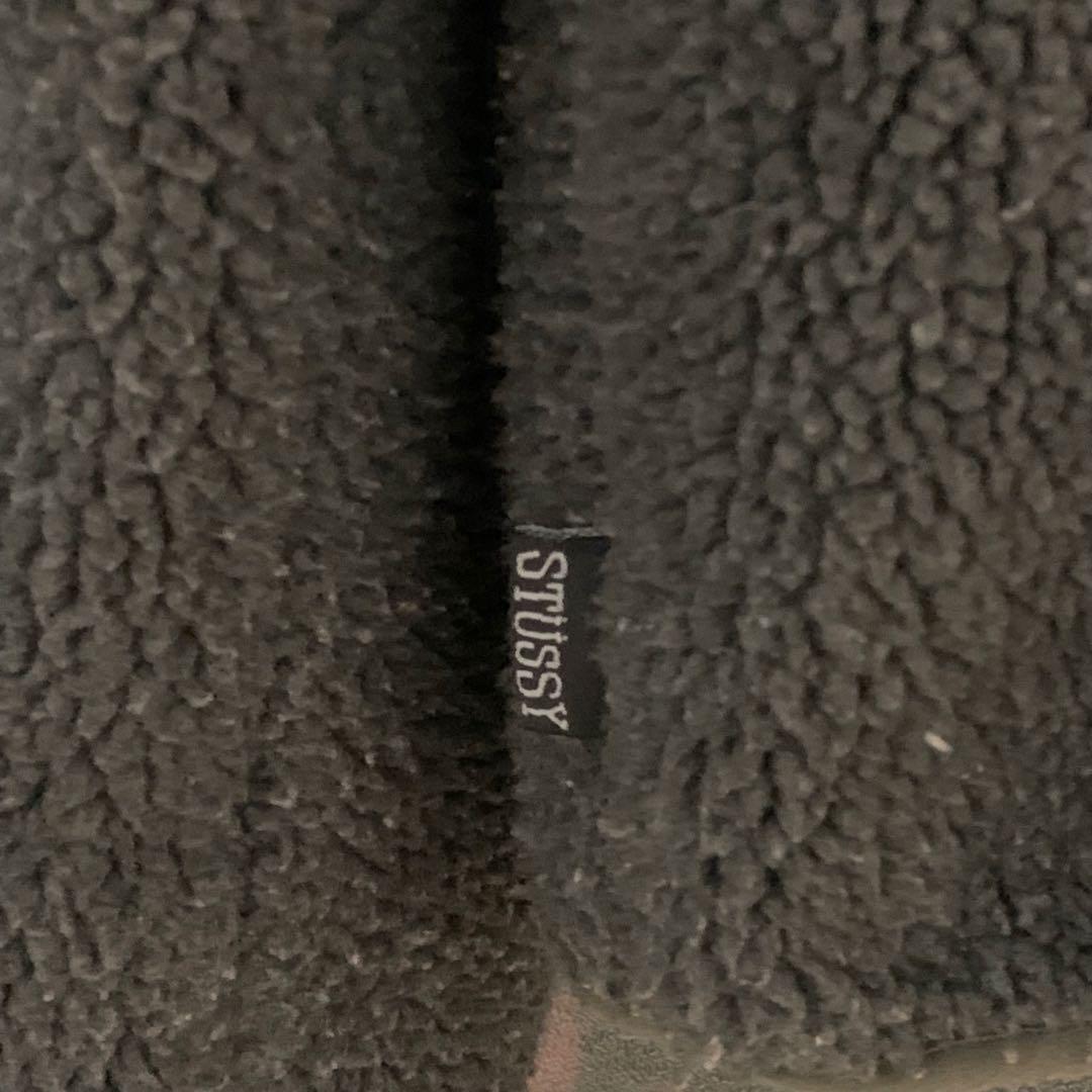 寿*司様 00s old stussy ボアリバーシブルジャケット モノグラム