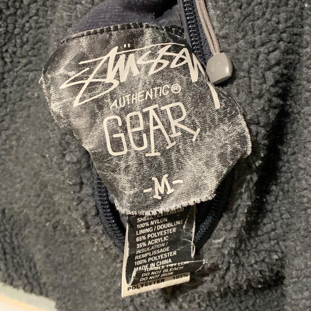 寿*司様 00s old stussy ボアリバーシブルジャケット モノグラム