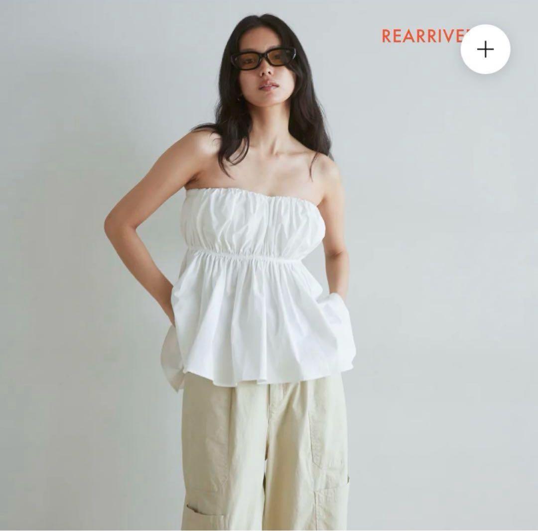 【シールームリン】ウエストShapeパッドinベアトップ ホワイト M