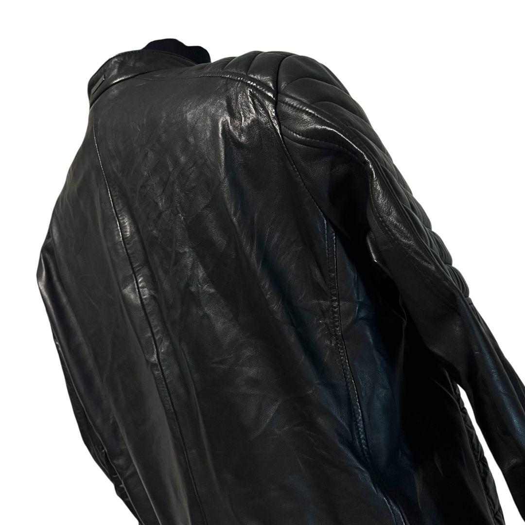 【新品】【52】HUGO BOSS 中綿 レザージャケット メンズ 現行品