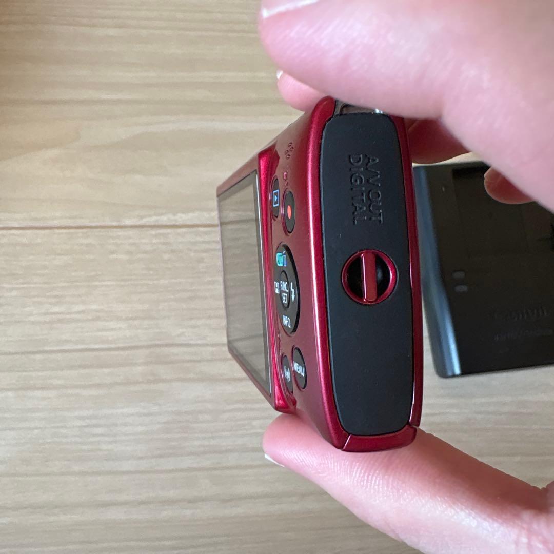 Canon IXY 190コンパクトデジタルカメラ 赤
