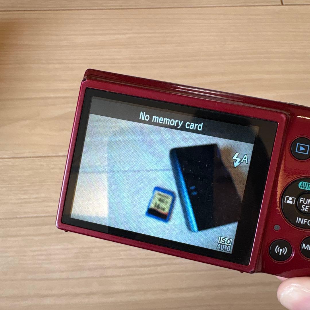 Canon IXY 190コンパクトデジタルカメラ 赤