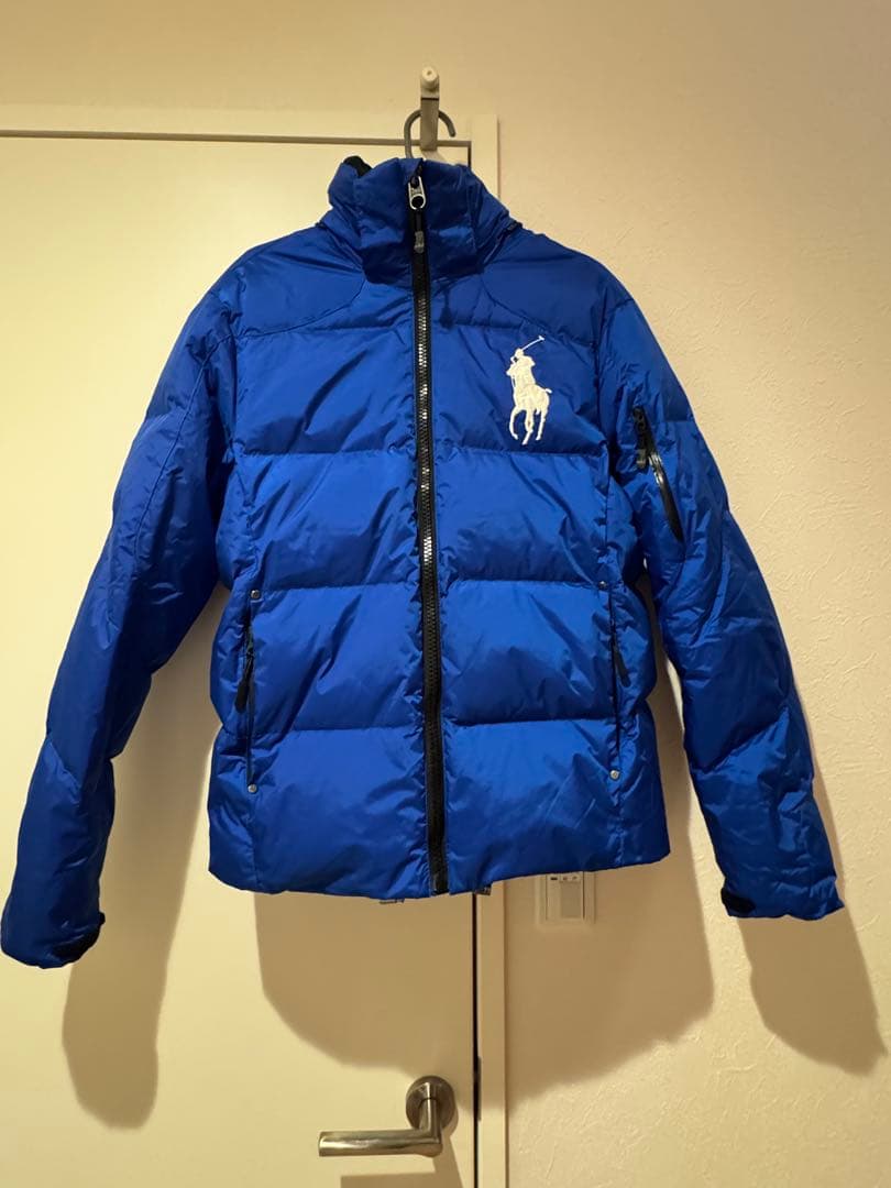 値下美品ラルフローレンビッグポニー ダウンジャケットUSA-XS日本S程フード無