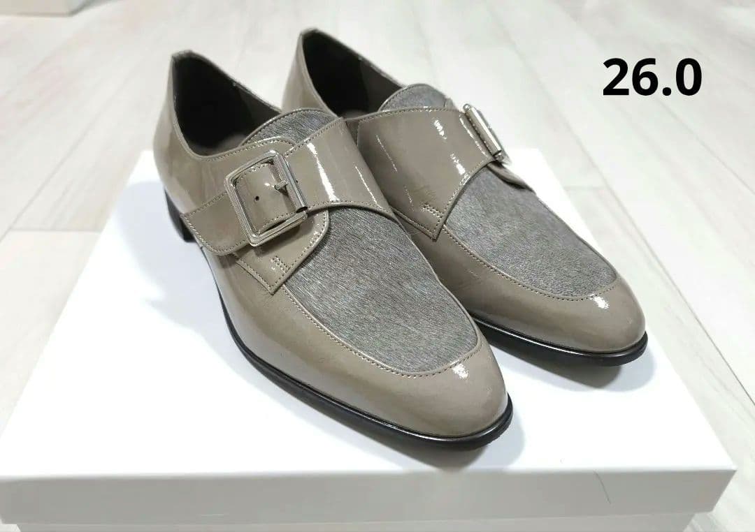 【2足セット】卑弥呼　26cm　モンクストラップシューズ