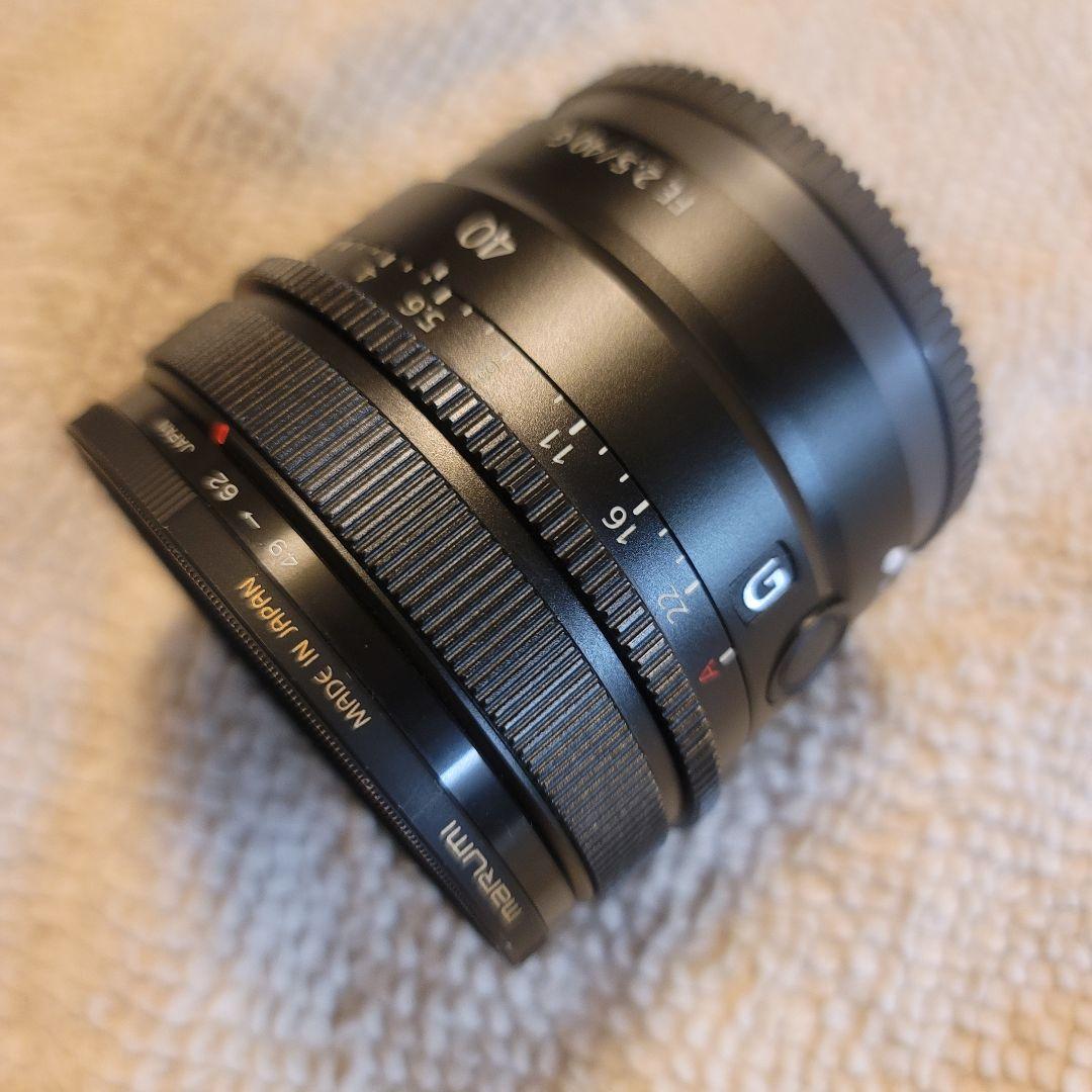 Sony FE 25mm F2.5 G レンズ　SEL40F25G