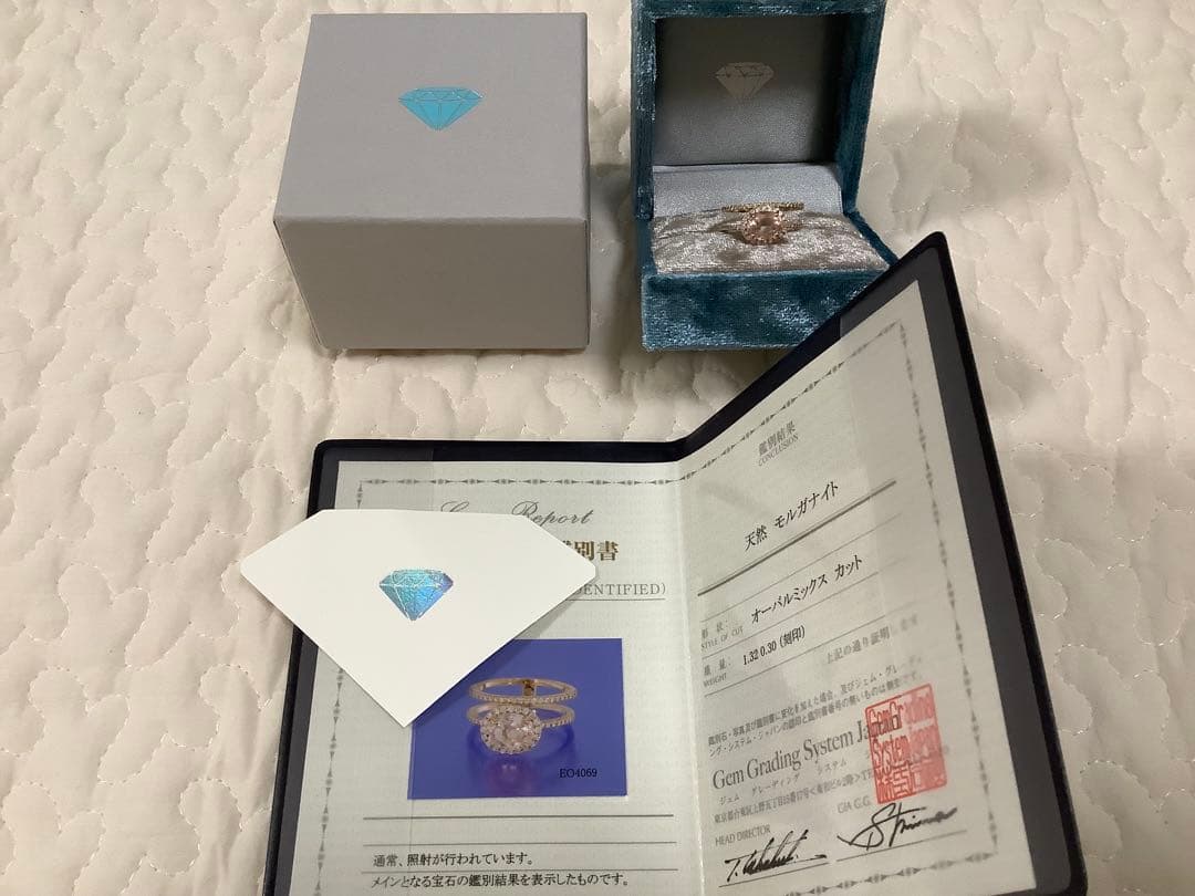 ［アリアーレ］リングダイヤ　モルガナイトMG8.5号　櫻井彩子さん