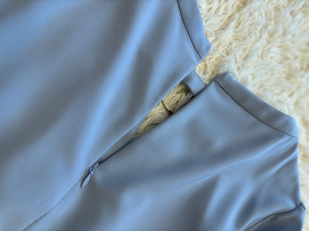 メタルバータックブラウス PINKY&DIANNE ブラウス ブルー38