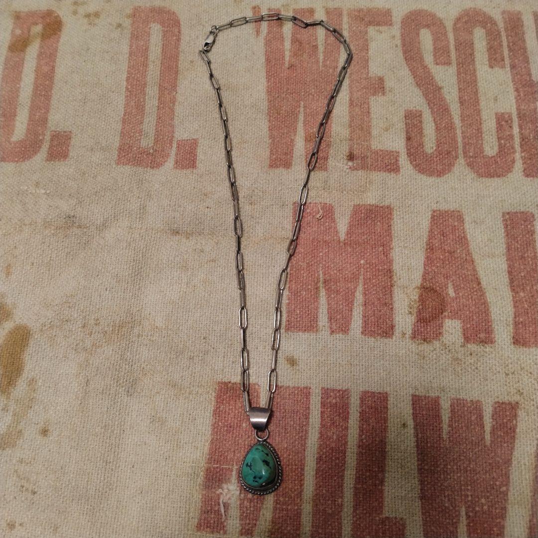 70s ヴィンテージ NAVAJO Ella Peter ターコイズ ネックレス