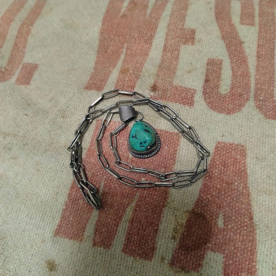 70s ヴィンテージ NAVAJO Ella Peter ターコイズ ネックレス