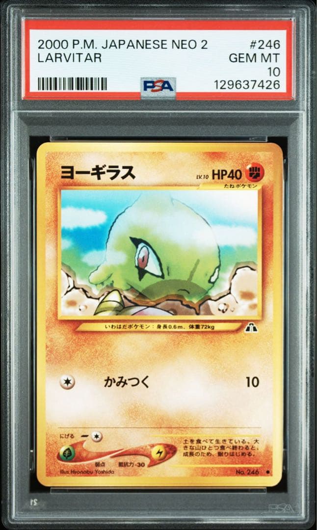 【PSA10】ポケモンカード　旧裏　ヨーギラス　neo