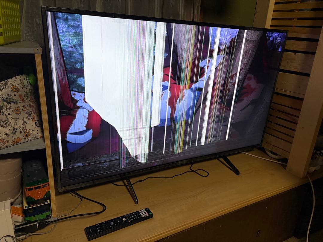 ジャンク品　sony BRAVIA KJ-49X8000H 4kテレビ