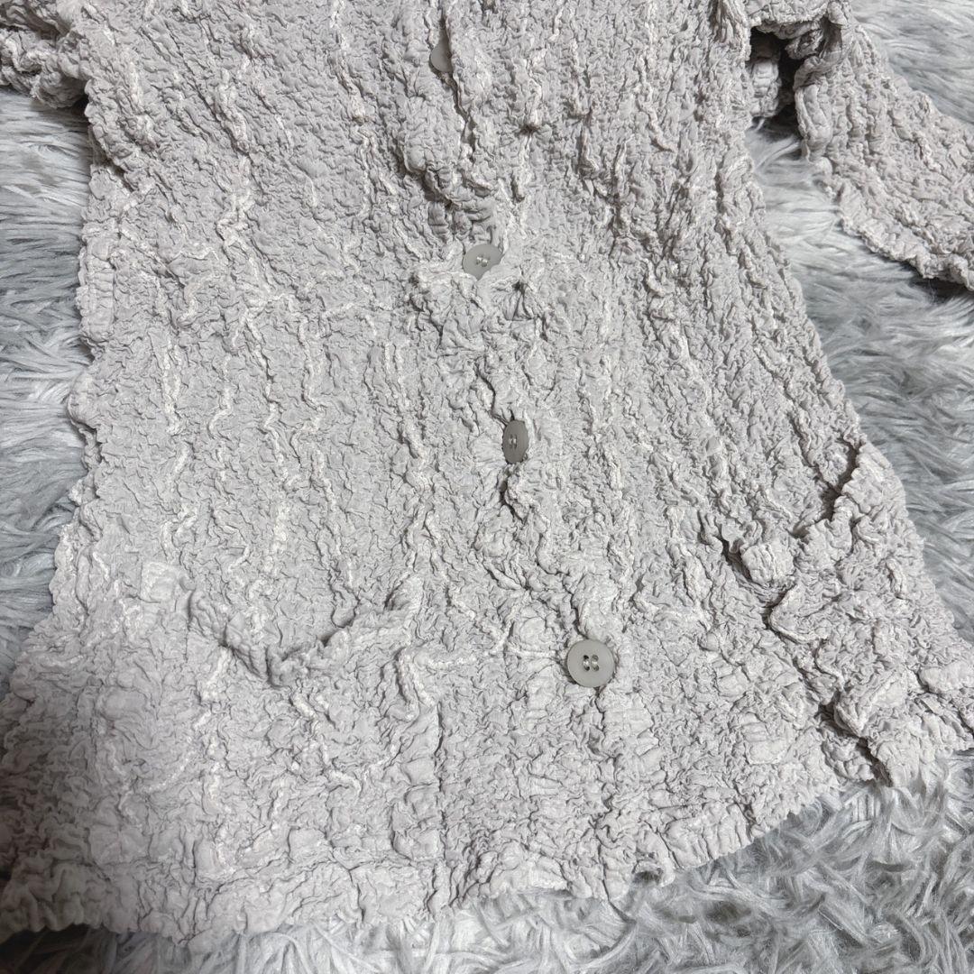 ISSEY MIYAKE イッセイミヤケ カリフラワー プリーツ シャツ