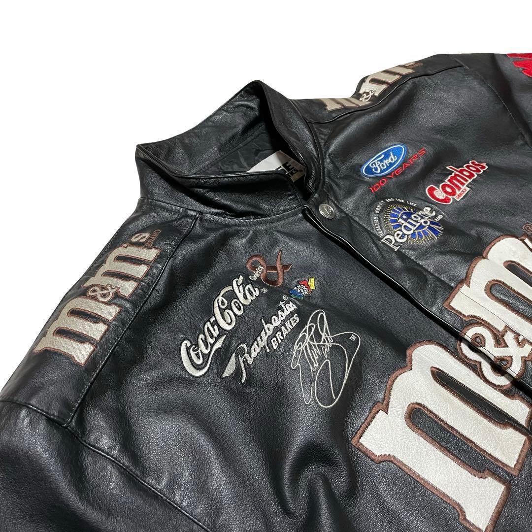 希少　 m&ms エムアンドエムズ　レザージャケット 90s 肉厚