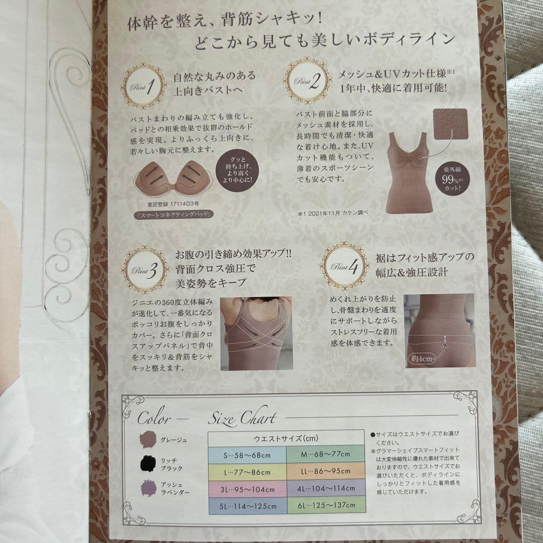 ジニエグラマーシェイプスマートフィット3枚セット Mサイズ