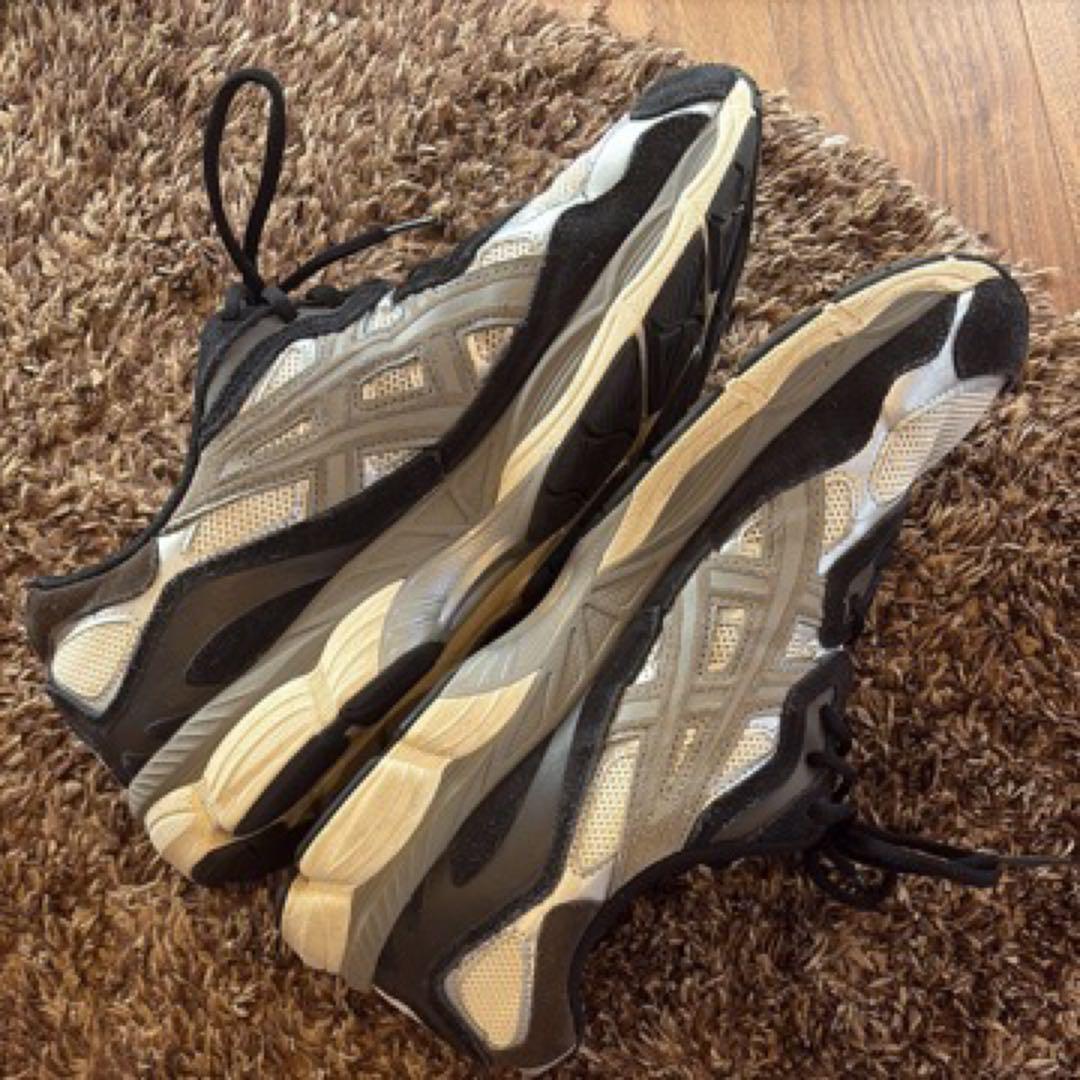 asics gel nyc 30cm GEL-NYC アイボリー　クレイグレー