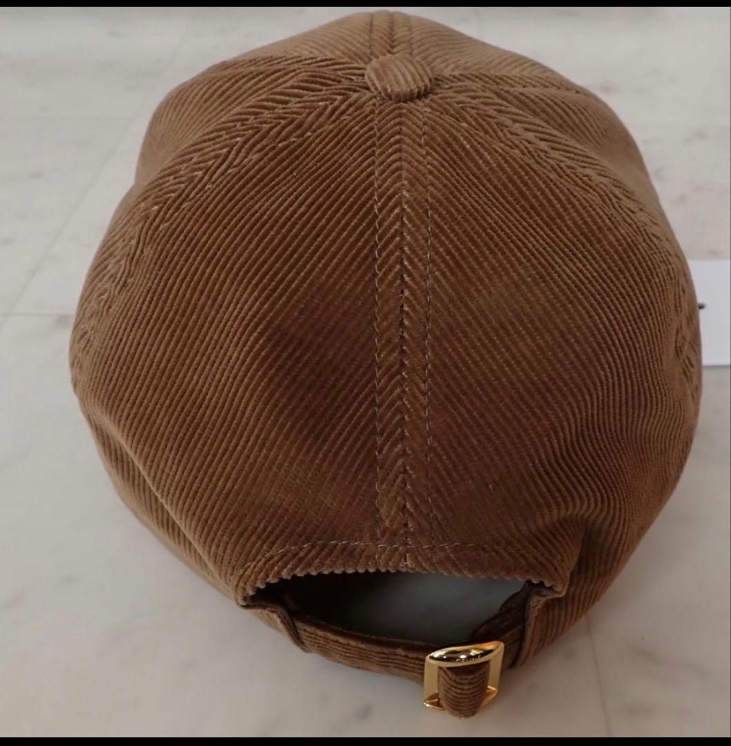 セリーヌ トリオンフコーデュロイ ベースボールキャップ