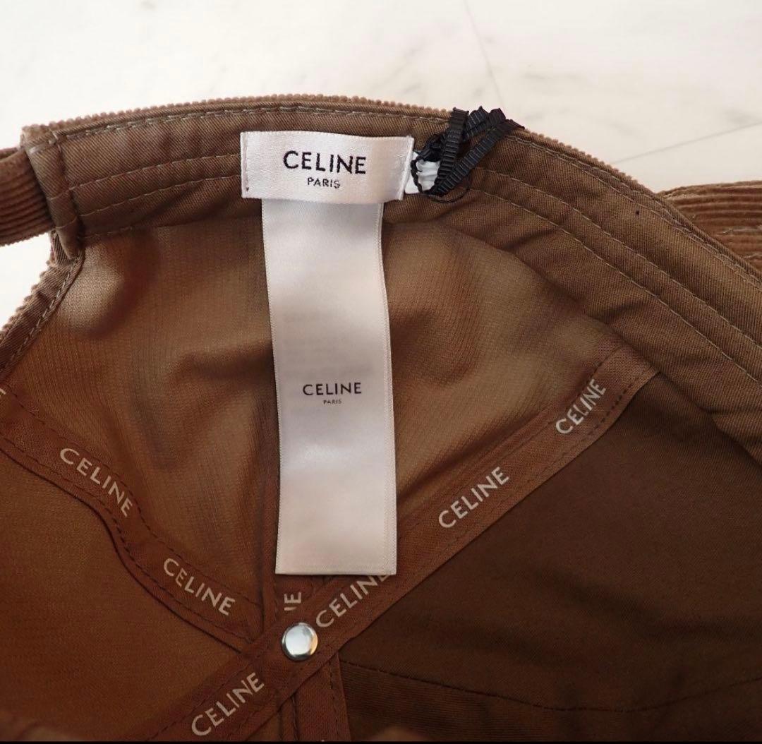 セリーヌ トリオンフコーデュロイ ベースボールキャップ