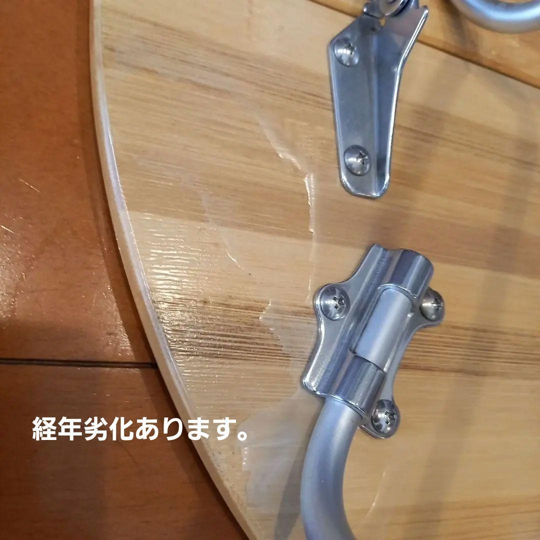 【中古】 peak 円形竹ちゃぶ台テーブル