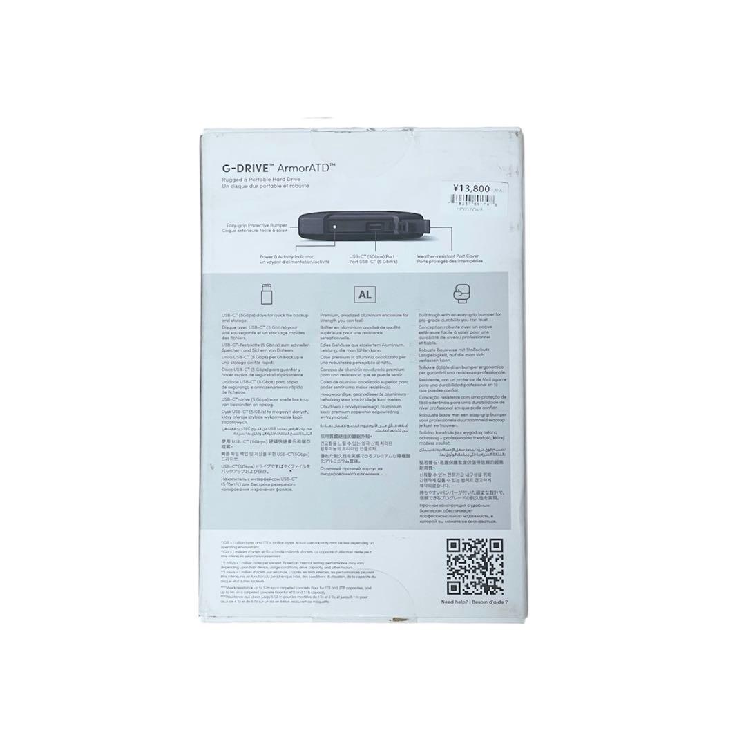 外付けハードディスク・ドライブ SANDISK Professional G-DRIVE 1TB New