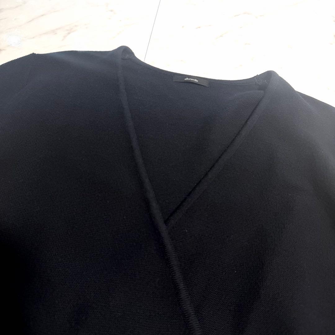 【美品】2025✨️アルアバイル セミダブルガーターニットジャケット メタル釦