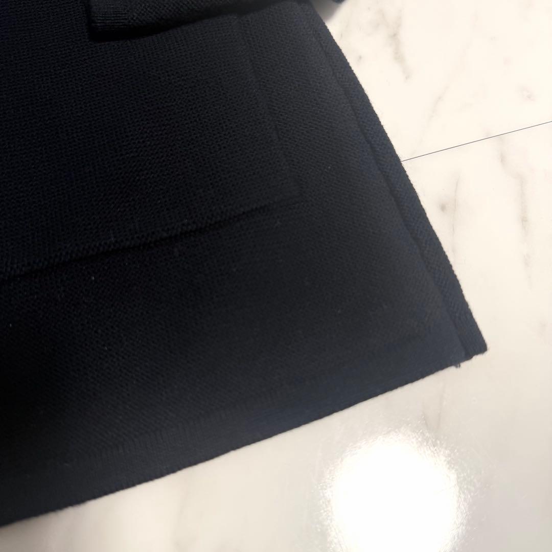 【美品】2025✨️アルアバイル セミダブルガーターニットジャケット メタル釦