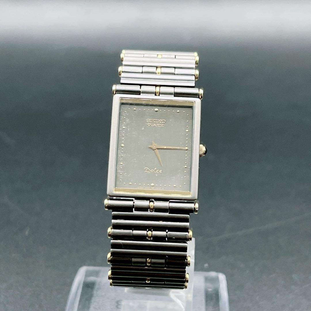 時計 SEIKO DOLCE vintage Watch gray TITAN