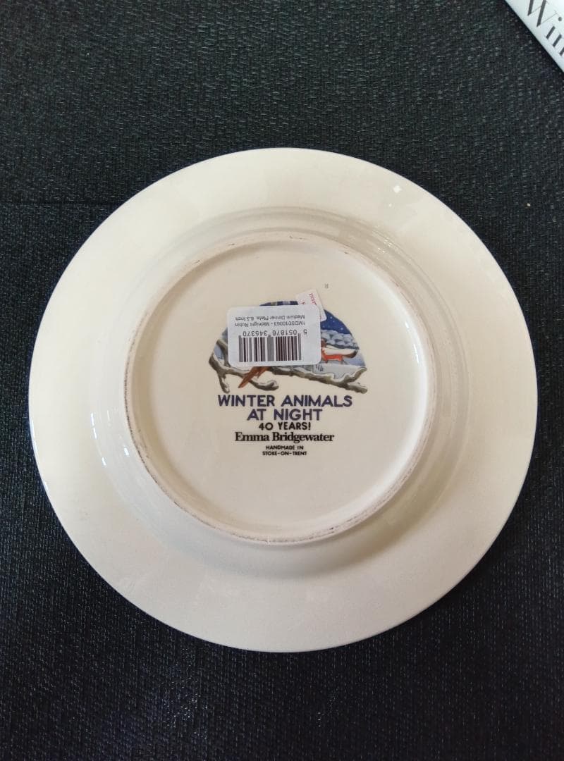 【ピノノ】EBミッドナイトロビンプレート＆クリスマスドレッサーティータオル