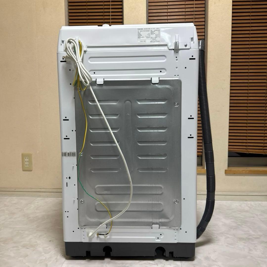 極美品 TOSHIBA 2022年製 4.5kg 1人暮用洗濯機 風乾燥機能