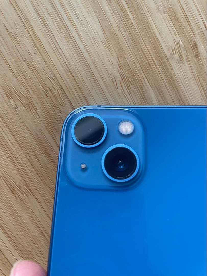 Apple iPhone 13 青色 本体と箱付き