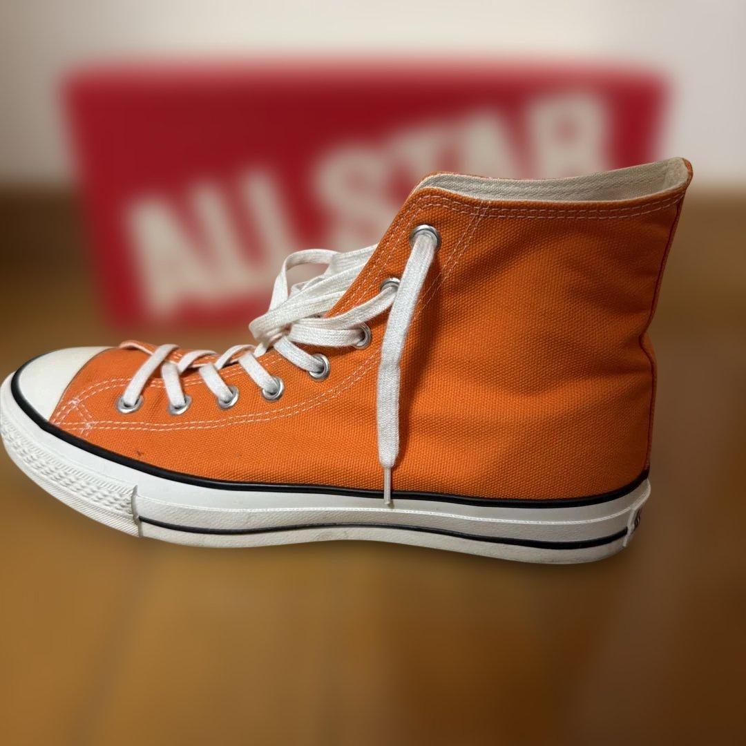 タ*ク様 Converse オレンジ ハイカット オールスター スニーカー