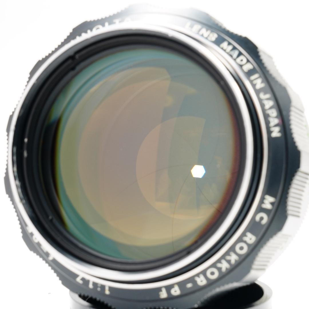 【虹ゴ】ミノルタ MC-ROKKOR PF 85mm F1.7 前 409