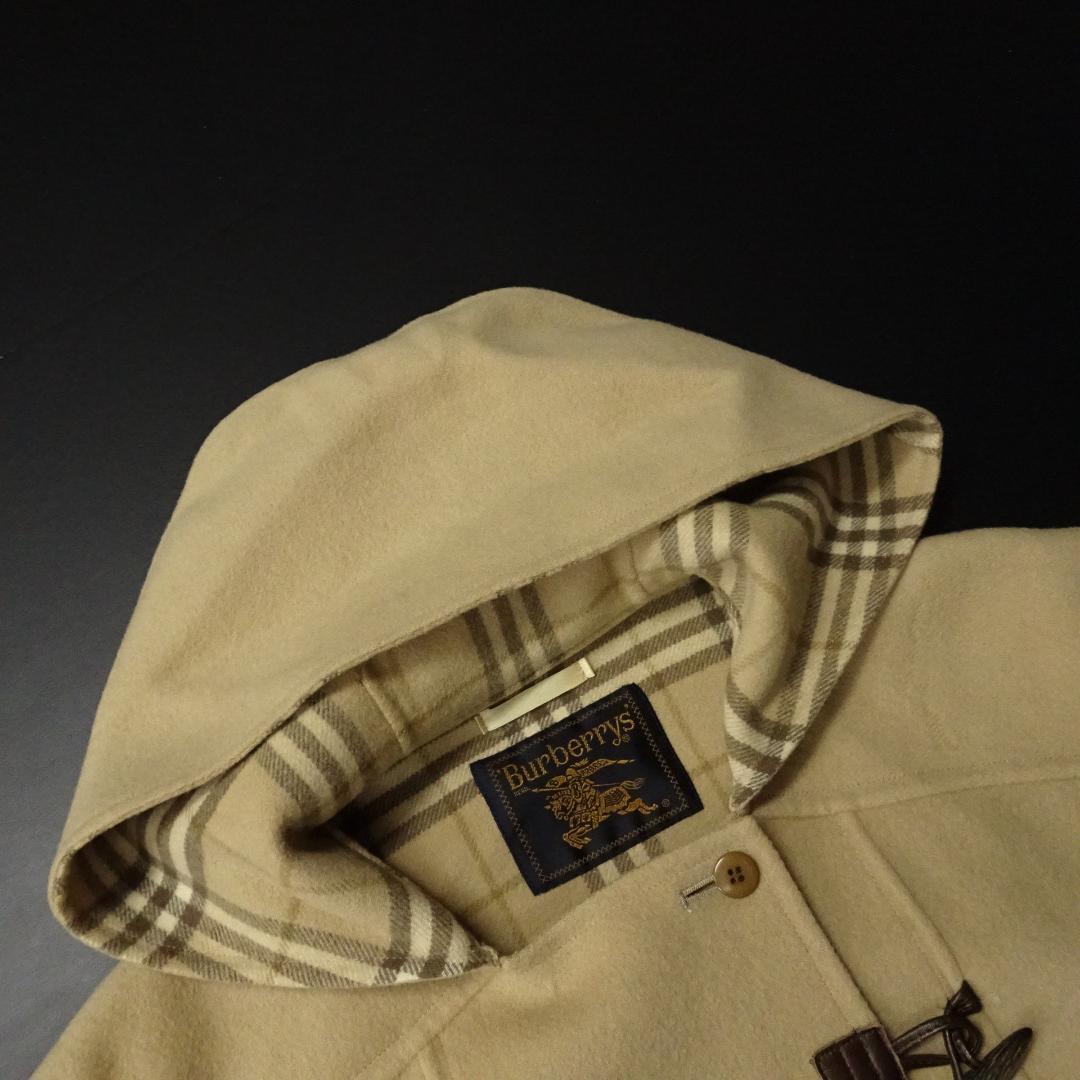 90s Burberrys バーバリーズ ダッフルコート カシミヤ ノバチェック
