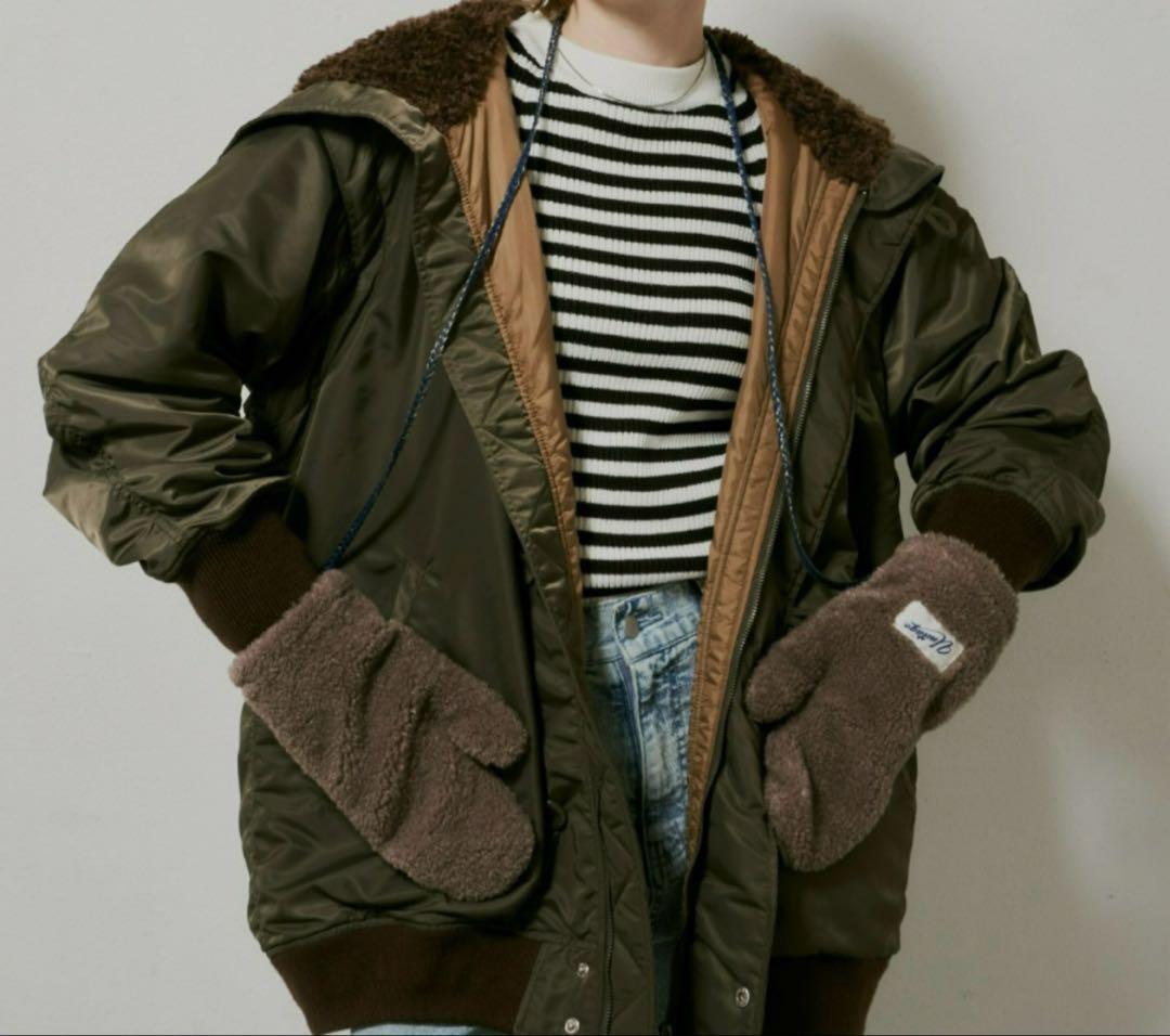 unitage 2wayミリタリーブルゾン カーキ