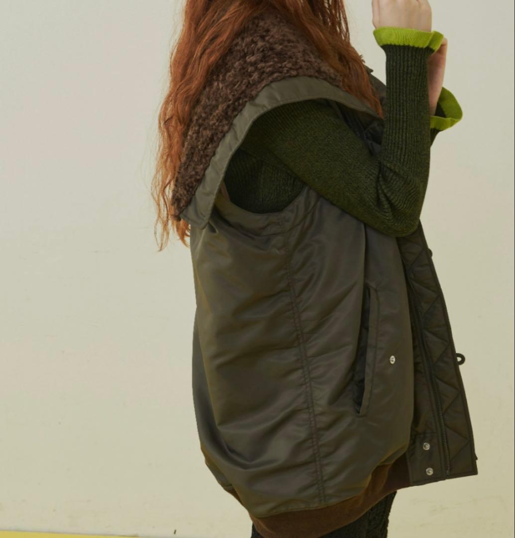 unitage 2wayミリタリーブルゾン カーキ