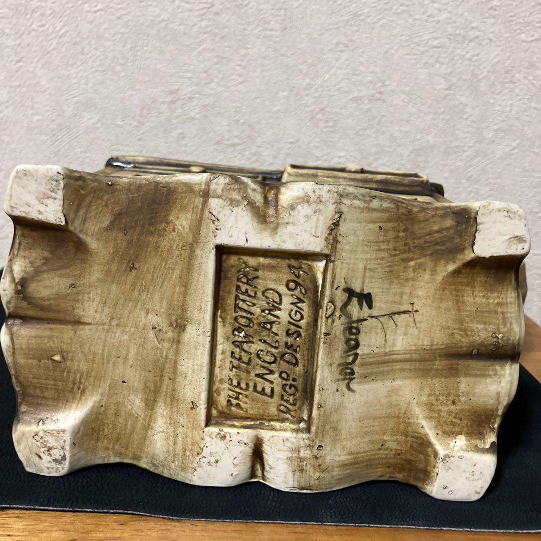 【ティーポッタリー】ENGLAND製アンティークオブジェ　美品